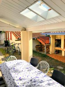 Maisons de vacances Le Balcon bleu de Biscarrosse : photos des chambres