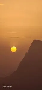 Sunset view hill jabal shams - Ibri