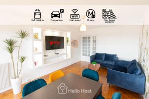 Appartements La Chic Retraite Parisienne - Parking, 81m2, Paris : photos des chambres