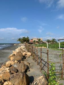 Cabaña frente al mar Encanto del Viento