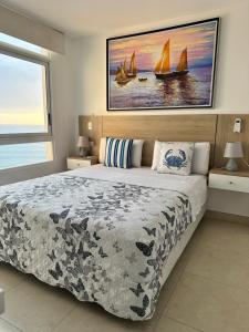 Radiante departamento frente al mar