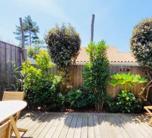 Cocon entre presquîle du Cap Ferret et plages océanes - terrasse - 1 vélo gratuit