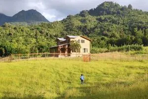 Family home, panoramic views of lake & countryside - Peulla