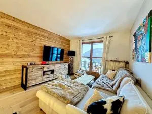 Appartement 2 pièces spacieux terrasse vues sur les pistes - 圣埃蒂安德蒂内埃