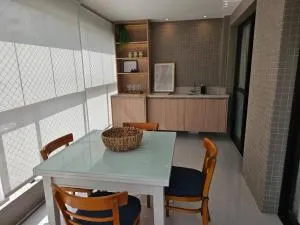 Quarto e sala em Ondina, Salvador, Bahia, decorado - Ondina