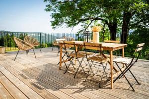 Maisons de vacances Gite d exception avec vue panoramique 4 personnes : photos des chambres