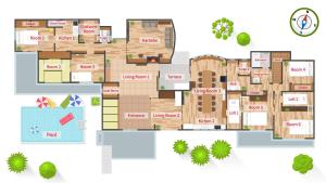 プール バーベキュー場付き 貸し切り別荘