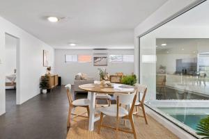 Coastal Retreat Plunge Pool with Pool Table