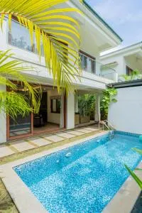 ELIVAAS 3 BHK Pvt Pool & Bar - Villa Valerie - Dargalim