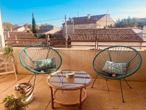 Appartements L'AMOUREUX DE NIMES : P3 + parking prive : photos des chambres