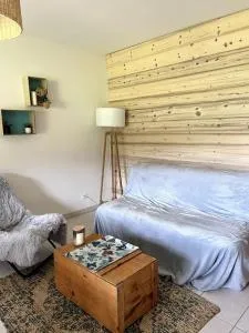 Appartement cosy 1 chambre avec balcon enStation de ski - La Côte-aux-Fées