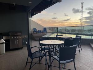 Apto a 150m da praia, Rooftop com piscina & sauna em Porto de Galinhas
