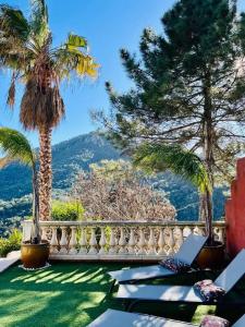 Maisons de vacances Maison conviviale a Frejus avec piscine a debordement : photos des chambres