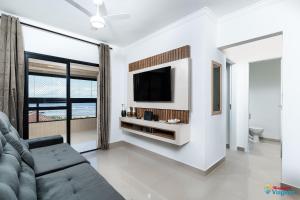 Maravilhoso apto 50 mts da praia com ar cond. - MD02I