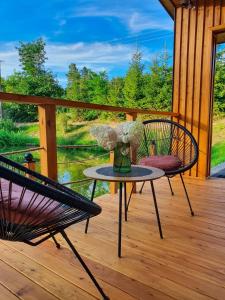 Roztoczański Domek nad Stawem z jacuzzi