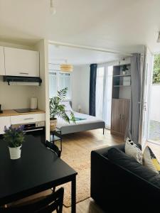 Appartements Agreable Studio proche Aeroport de Bordeaux : photos des chambres