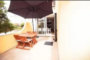 T2 Rez de jardin accès direct plage - 勒卡特港