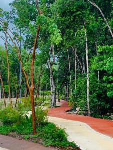 Casa RuiSu 2 plantas Amueblada alberca en Playa del Carmen Mayakoba seguridad bien ubicada jardines senderos comercios