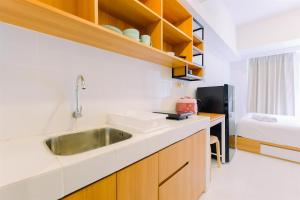 Modern Look and Comfy Studio Tokyo Riverside PIK 2 Apartment By Travelio