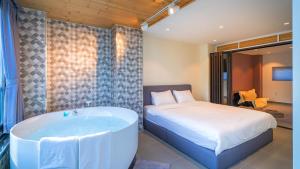 Geoje Highend Spa Pool Villa Duplex, Indoor BBQ