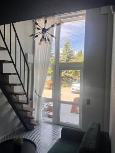 Black and white loft apartment