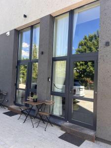Black and white loft apartment