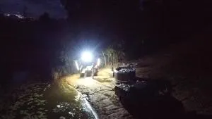 Mobilus namelis su jacuzi kubilu prie ezero Birvarelax - Sudervė