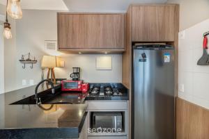 Apto moderno e confortável 190m da praia JSR112