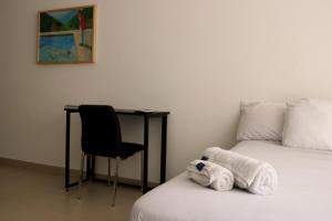 Amplio monoambiente con piscina