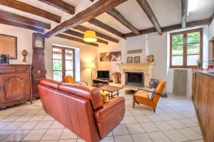 Maisons de vacances Villa avec piscine a la campagne : photos des chambres