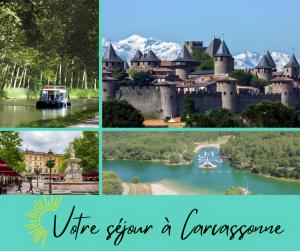 Maisons de vacances Grande Maison Simone-Climatisation-Parking-Terrain : photos des chambres