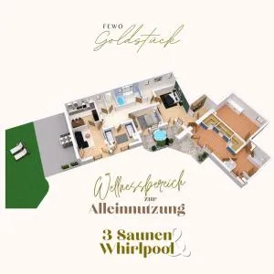 FeWo Goldstück mit privatem SPA und Whirlpool - 格拉弗瑙 FeWo Goldstück mit privatem SPA und Whirlpool - 格拉弗瑙