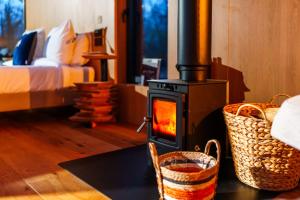 Lodges Bleu Minuit La Source : Chambre Double avec Terrasse