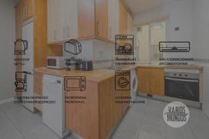 Amplio y Centrico Apt para 9pax en La Latina