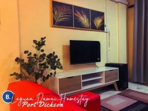 Laguna Damai Homestay Teluk Kemang PD 2BR- Pool Front - Kampong Tanah Merah