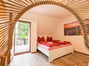 B6 - Urlaubsmagie - Inmitten der Sächsischen Schweiz mit Balkon mit Ausblick auf die Sandsteine - Sebnitz