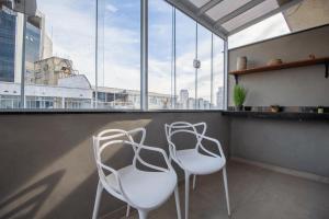 100 m² bem espaçoso com terraço, garagem e ar