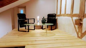 B&B / Chambres d'hotes La Coquille : Chambre Deluxe Double ou Lits Jumeaux