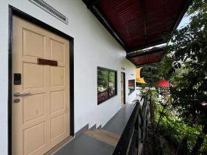Hillside Red Cabin