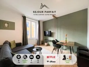Appart'Hôtel Le Valdoie - Rénové, Calme & Netflix - Chaux
