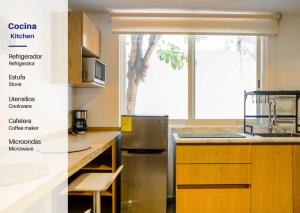 Modern Apt with Workspace in Central Queretaro