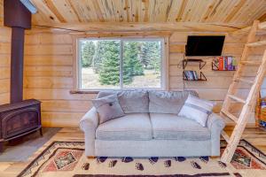 Mtn Views and Fireplace Cozy Trout Creek Tiny Home