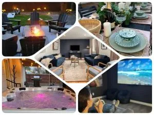 Mid Summer Night's Dream w Hot Tub Theater Game Room - Leyden