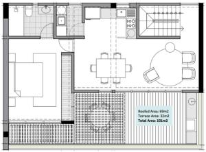 Aldea 1BR Romance Seascape for 2