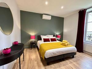 Appartements Casa Clemenceau #1, #2, #3 et #4 - T2 tres haut standing - Climatisation - Centre Ville : photos des chambres