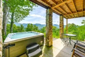 Bryson City Cabin Hot Tub and Mtn View! - Unahala