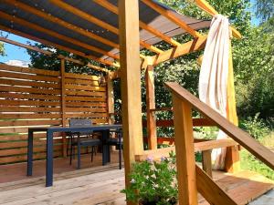 Gîte des Sisampas- Terrasse privée, vue aux montages