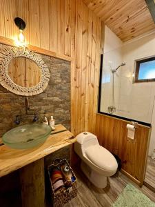 Cabaña entre bosque y mar