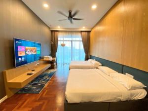 Genting Penthouse Vista Residences, 5BR & 5Baths, Up to 24Pax, Hill View, Bathtub, Streaming Device, Fully AC,4 Private Cars Park