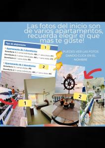 Aptartamentos Temáticos con balcón panorámico frente a la Playa